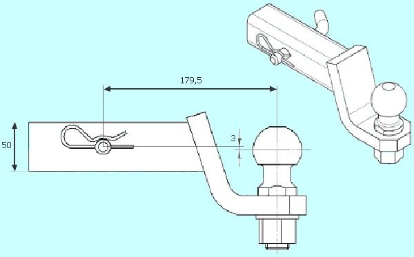 Steinhof Nowy Solidny Hak Holowniczy Adapter Usa Infiniti Qx56 Fx37 JX