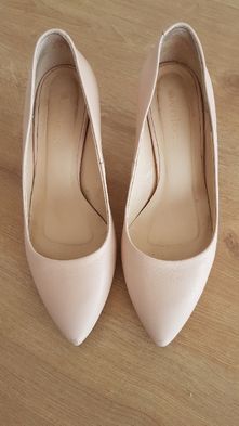 Buty ślubne WOJAS beż, nude, ivory.Bardzo wygodne r. 36!Wys obcasa 7CM