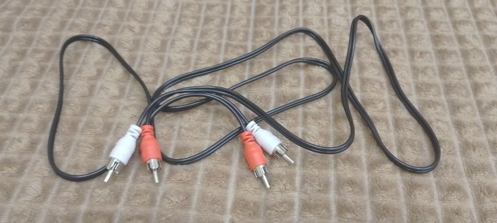 Шнур, кабель міжблоковий, тюльпан 2RCA на 2RCA для TV, AUX, T2, 1.5-2м