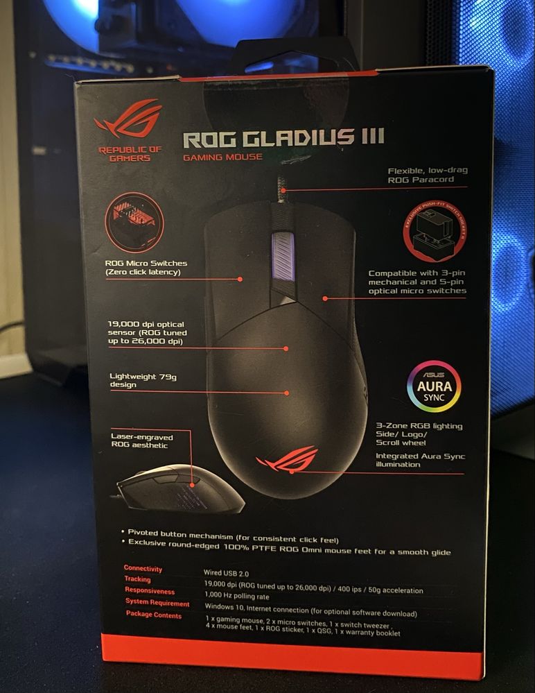 Миша Asus ROG Gladius III