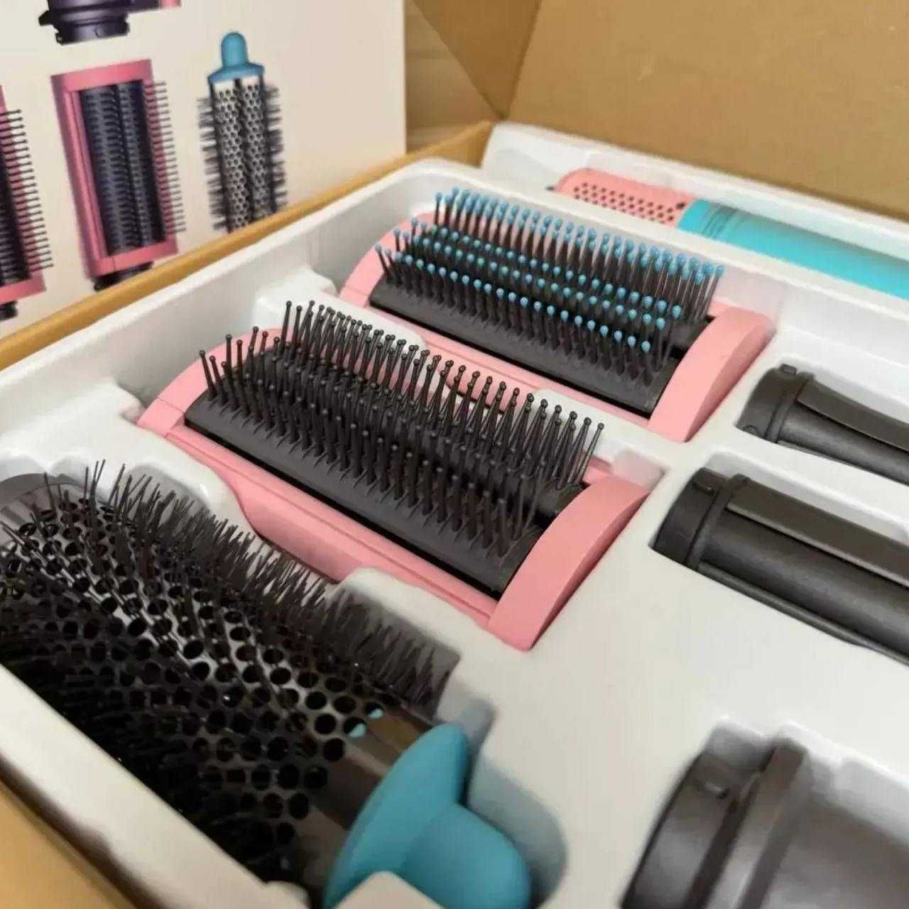 Новий! Стайлер Dyson Airwrap Complete Long 6 насадок, Blue 1:1