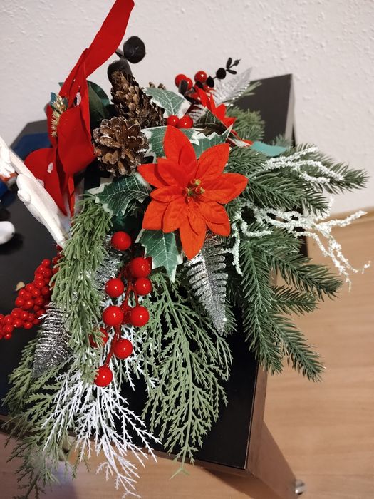 WYPRZEDAŻ! Stroik, wieniec świąteczny, kompozycja nagrobna, na cmentar