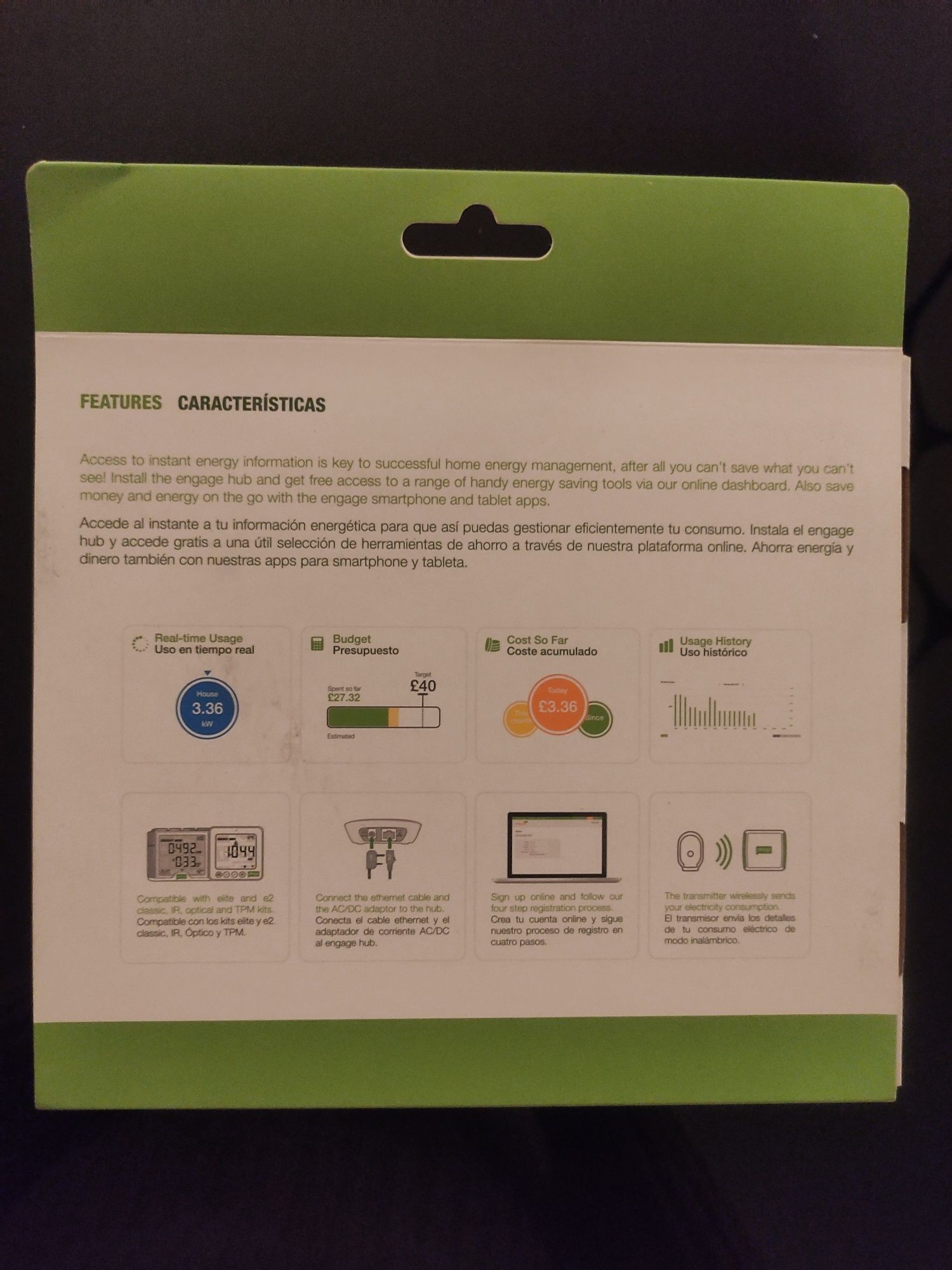 Monitor de Energia Efergy Engage Solar Kit (Autoconsumo)