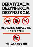 Usuwanie gniazd os i szerszeni, deratyzacja, dezynfekcja