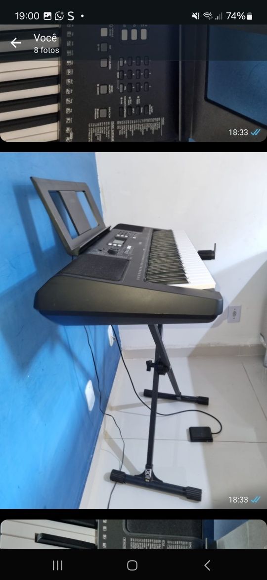 Teclado Yamaha PSR 373