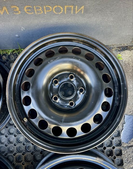 Диски 5/112 r16 металеві VW, Skoda