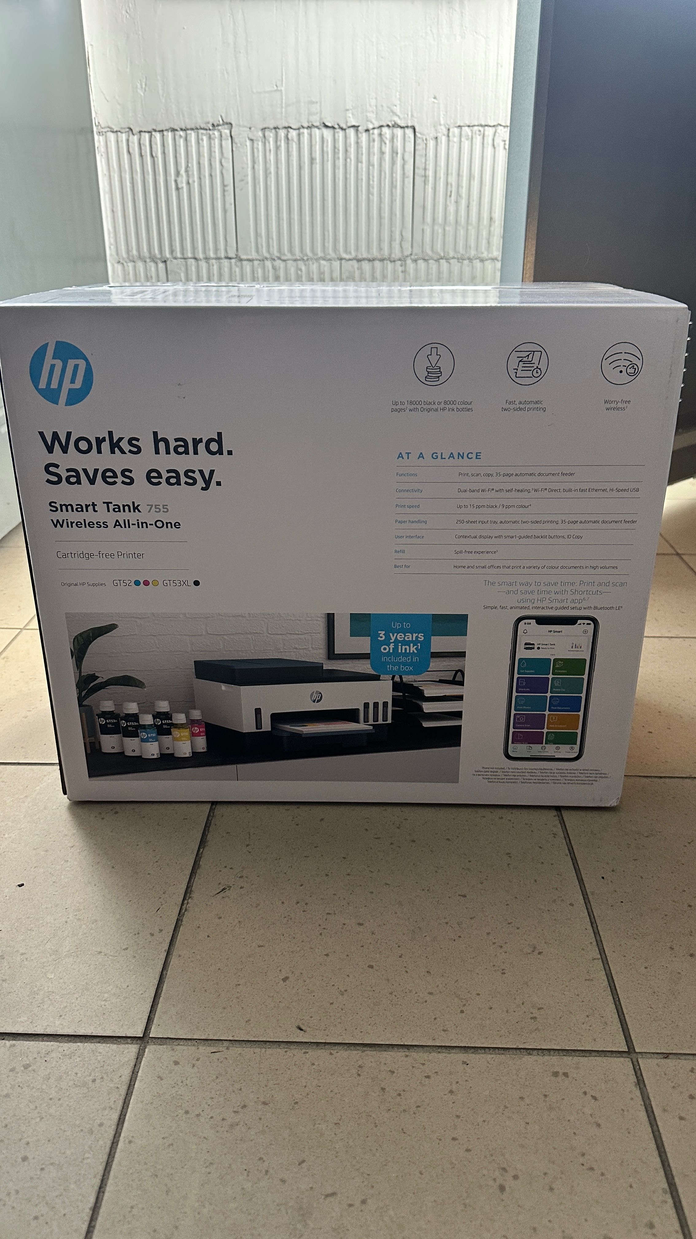 Nowa drukarka - urządzenie wielofunkcyjne - HP Smart Tank 755