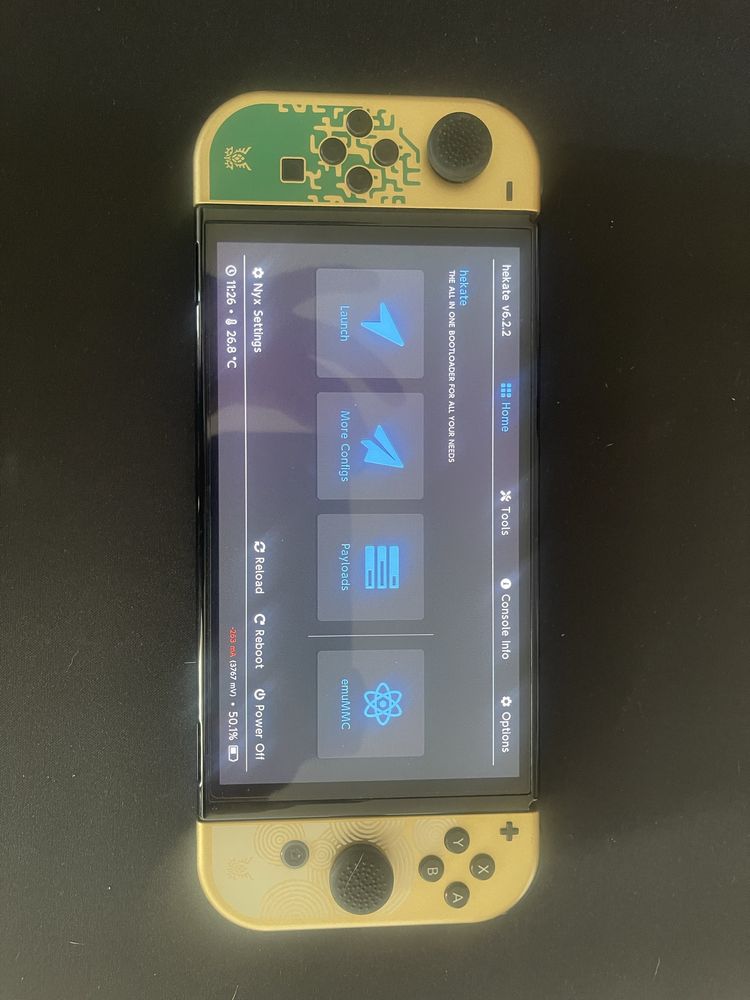 Nintendo switch oled cfw 128gb zelda edition unikat
