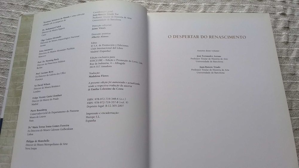 Livros sobre História e Arte Universal