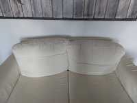 Vendo sofá cor creme e faz de   cama em bom estado (comprimento 1.55m