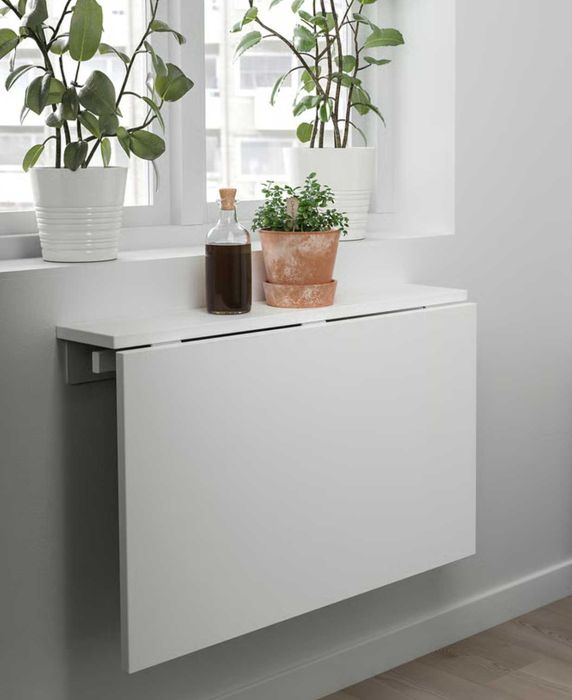 Mesa rebatível p/parede, branco NOVA na EMBALAGEM FECHADA