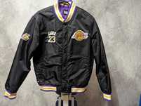 Мужской баскетбольный бомбер, курточка Lakers, M