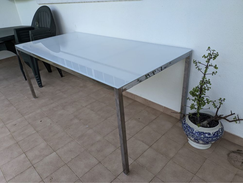 Mesa Torsby Ikea Vidro 1.80