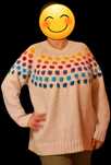 Obszerny sweter Next knitwear ciepły i miły L Xl Duży