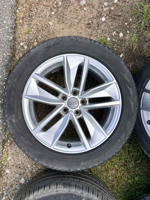 Felgi Audi 18 cali + opony Pirelli 235/50 R18