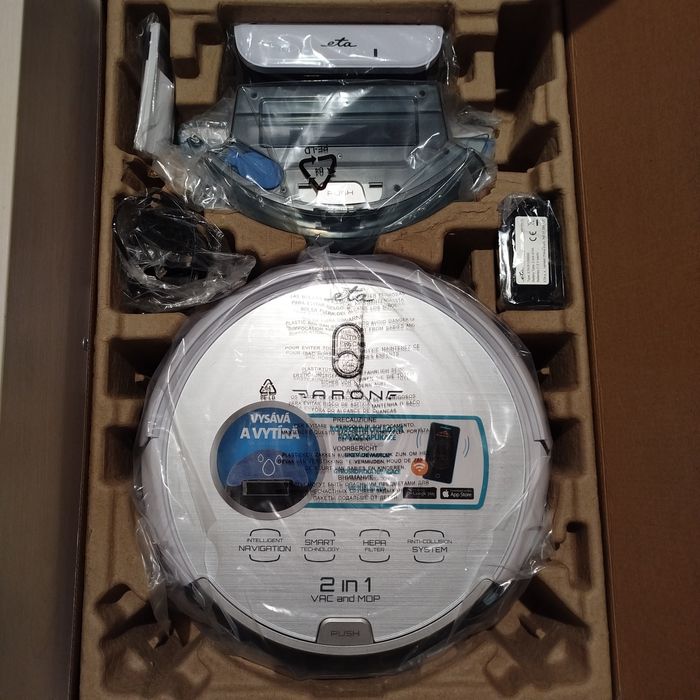 Новий Робот-пилосос ETA Aron 3512 миючий
