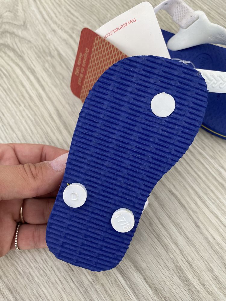 Havaianas bebe azul