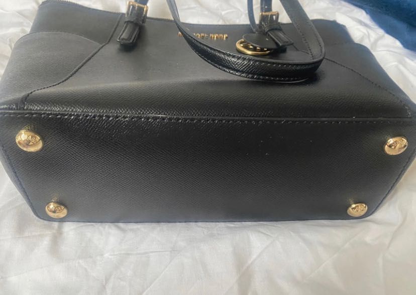 Torebka Michael Kors Jet Set Tote oryginalna skora naturalna czarna