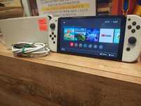 Nintendo Switch OLED biały Stacja Animal Crossing Karta SklepRetroWWA