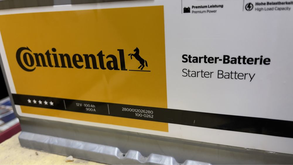 Аккумулятор Continental 100Ah 12V АзЕ EN900A