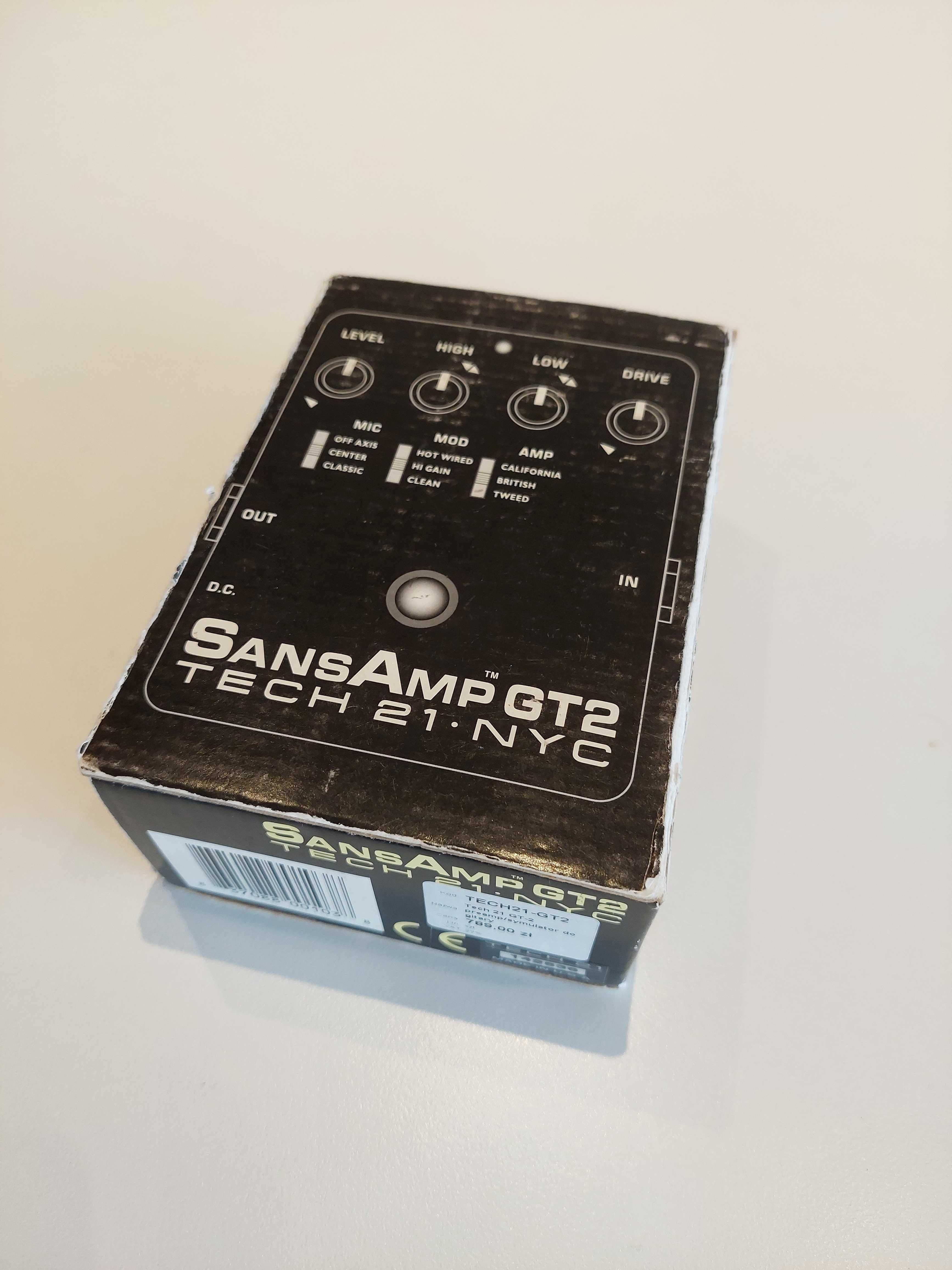 Przedwzmacniacz gitarowy Tech21 SansAmp GT2