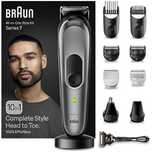 Aparador Braun MGK7420 10-em-1 para Cabelo Barba e Corpo