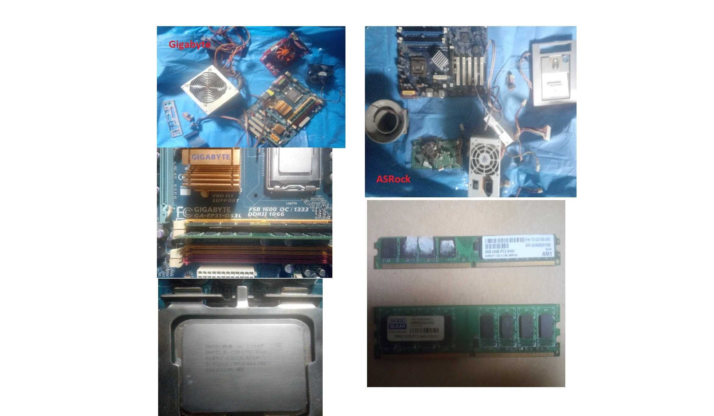 części z komputerów pc stacjonarnych