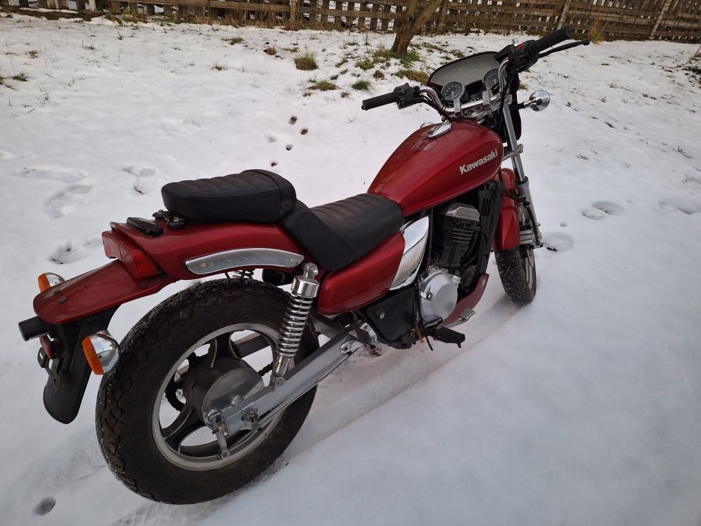Kawasaki EL 250 części eliminator owiewka osłona boczek bak koło lampa