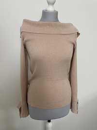 Bluzka/sweter elastyczna ze złotą nitką New York&Company
