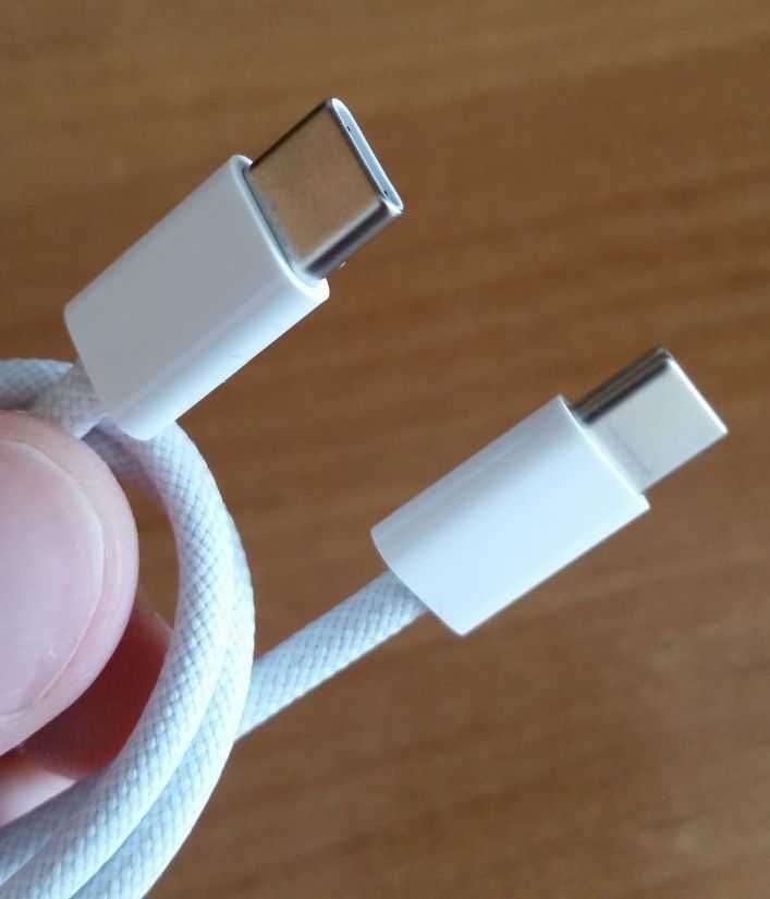 60W Кабель Apple USB-C to USB-C 1м (Model A2795). Оригинал, в идеале