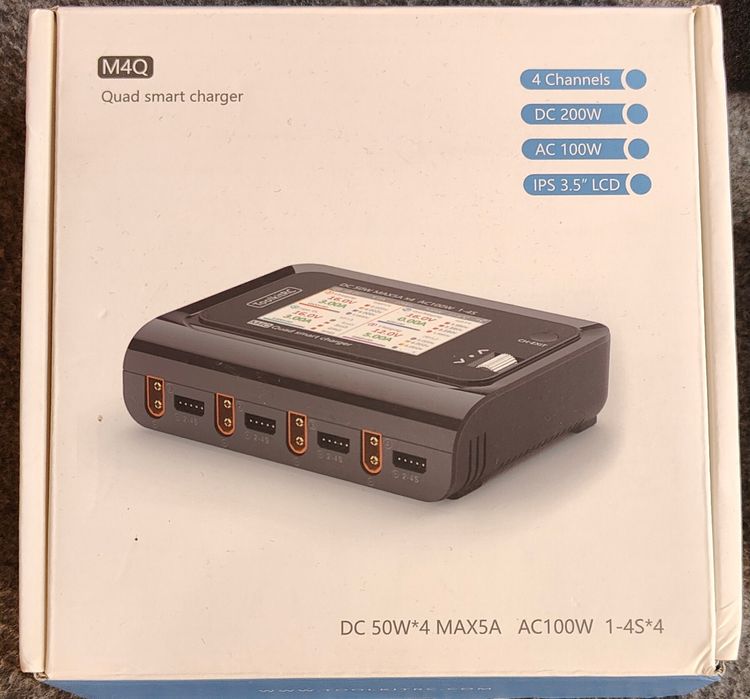 Зарядний пристрій ToolKitrc M4Q 1-4S