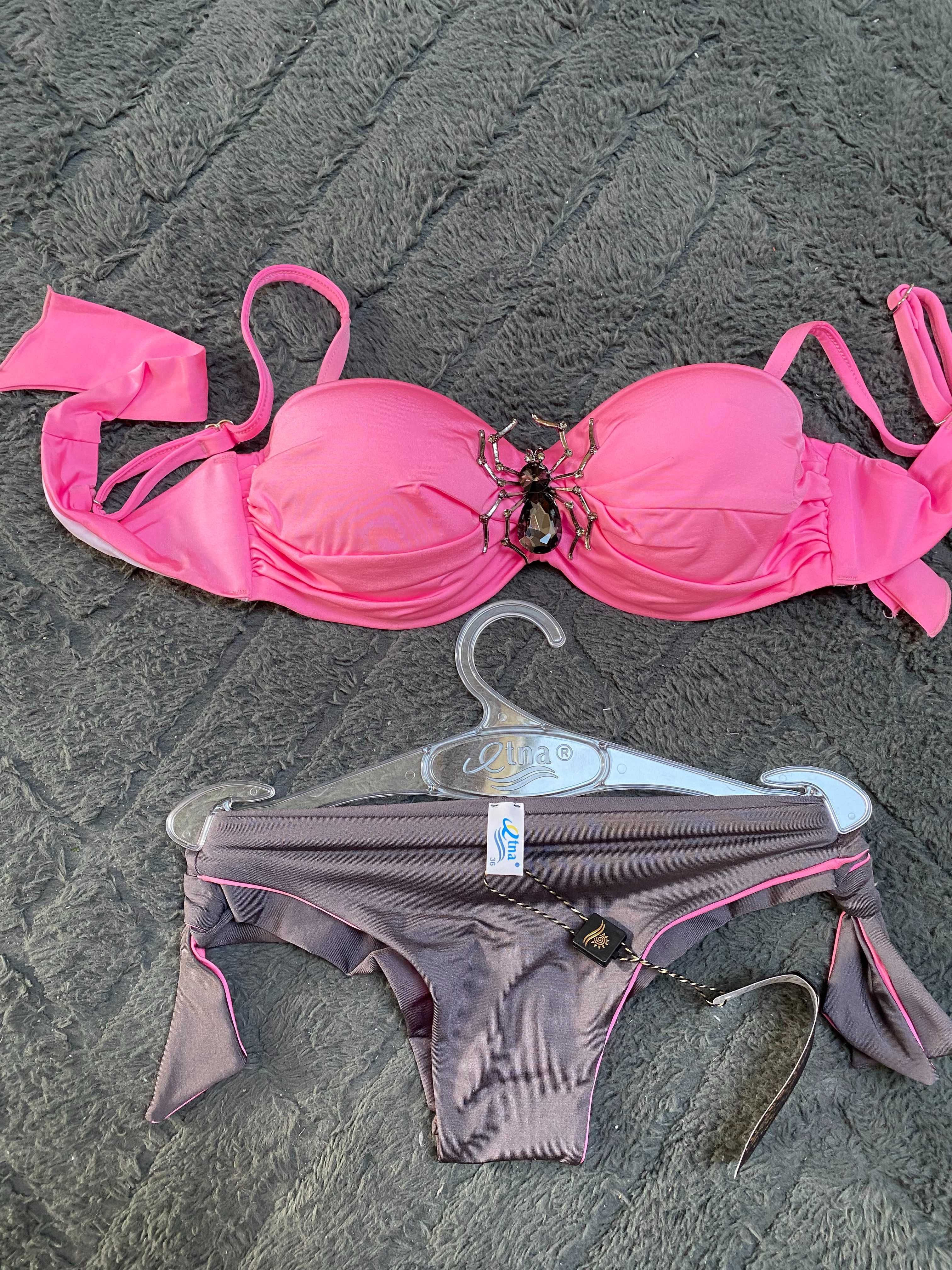 Etna 36 S  Bikini push up kostium strój kąpielowy figi brazylijskie