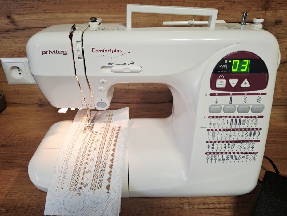 Janome technologia,PRIVILEG komfort plus,Jak nowa maszyna do szycia