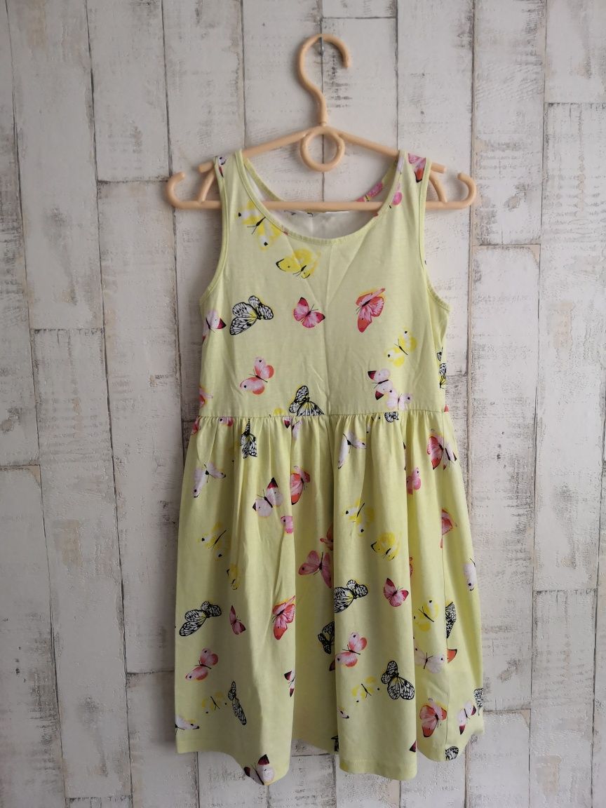 Spodenki-bluzeczki-sukienka- Hm - Cool Club - Primark - roz. 122-128.