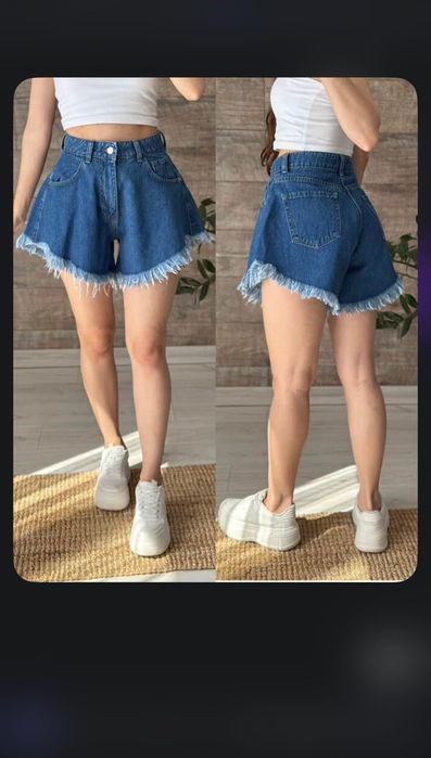 Короткі джинсові шорти