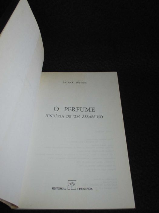 Livro O Perfume História de um Assassino Patrick Süskind