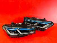 LAMPY BMW G30 LCI LIFT FULL LED LASER SHADOW CZARNE IDEALNE EUROPA