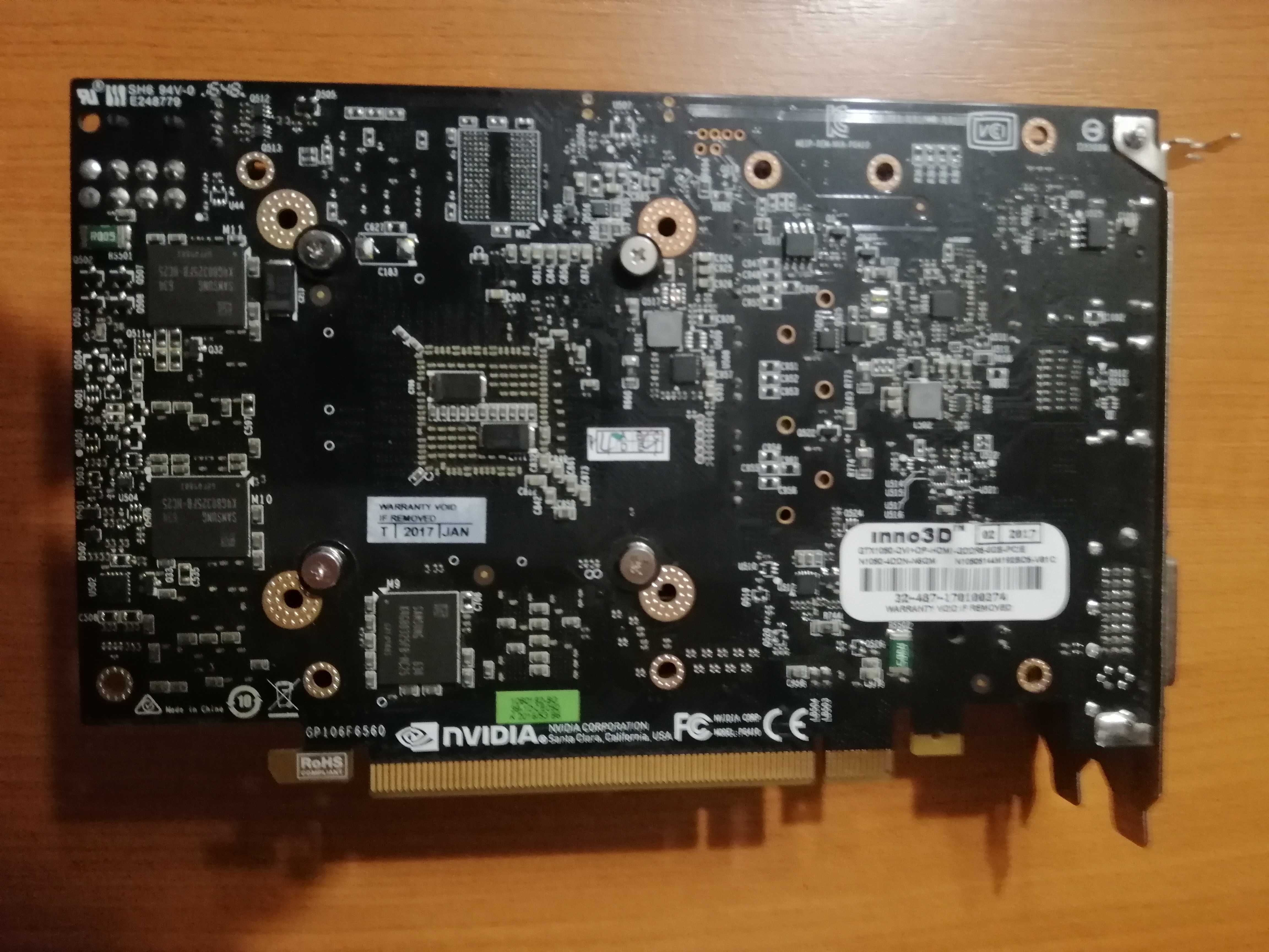 Видеокарта INNO3D GeForce GTX 1060 6GB GDDR5 Compact (N1060-4DDN-N6GM)
