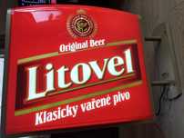 Kaseton reklamowy , czeski browar Litovel