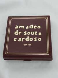 moeda prata proof estojo amadeu de sousa cardoso