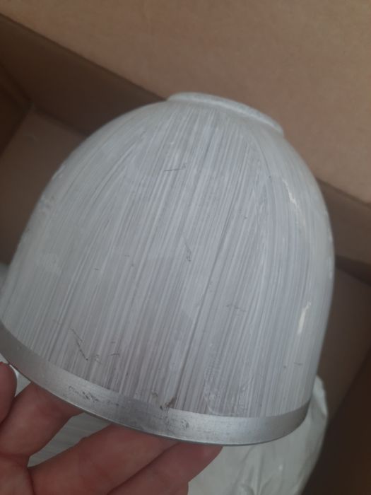 5 x kloszy wykonanych z grubego szkła