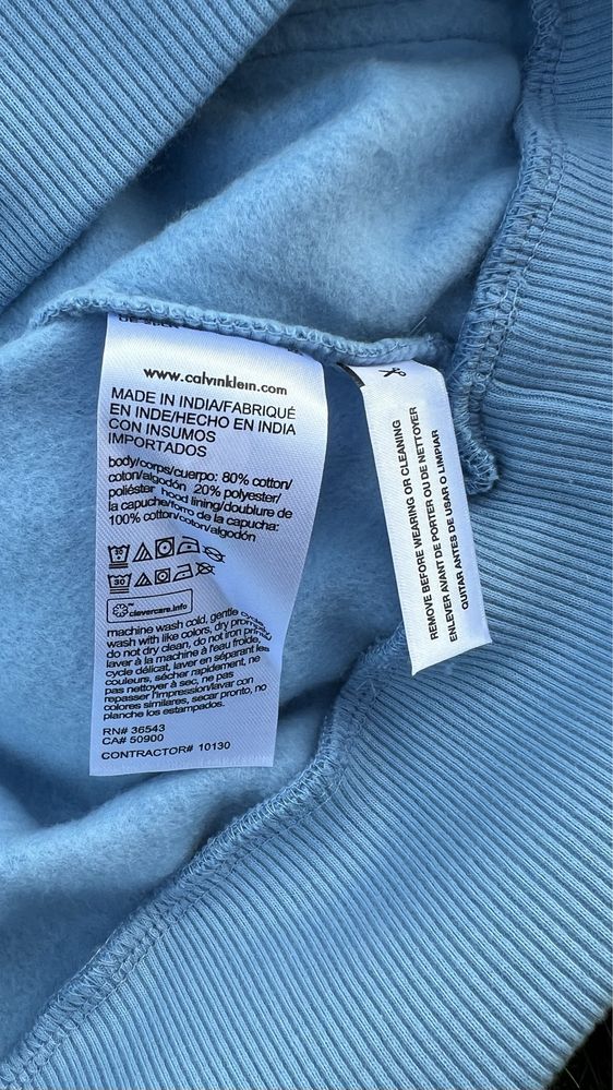 Худі жіноче унісекс Calvin Klein Monogram Logo Fleece Hoodie