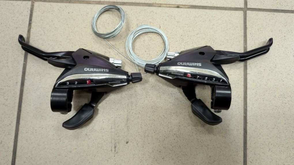 Манетки моноблок (переключатель) Shimano (шимано) ST-EF65 3х9