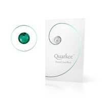 Quarkee™ Emerald Green 2,2mm 1szt. kryształek na ząb biżuteria ozdoba