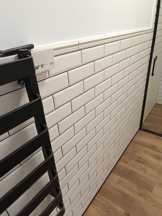 Płytki 3 d białe szkliwione Tubądzin