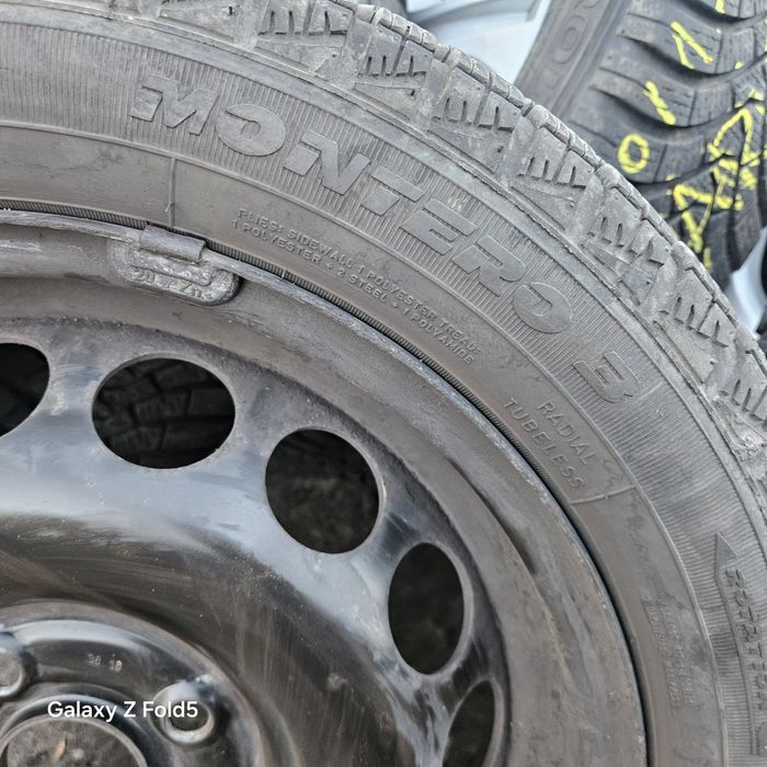 Koła zimowe 165/60/15 Toyota Aygo Citroen C1 Peugeot 107 4x100 7mm-6mm