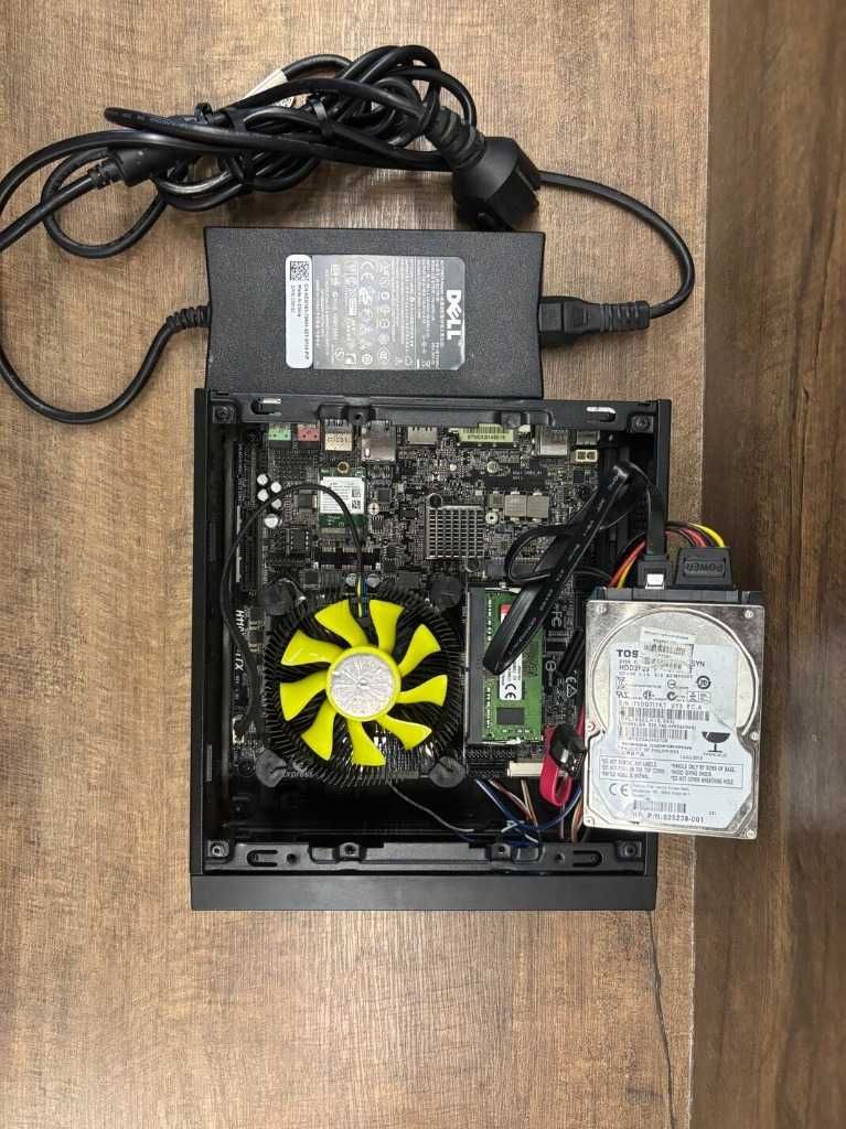 Mini PC HTPC Asrock H110m ITX/AC Home assistant Zailacz laptopowy