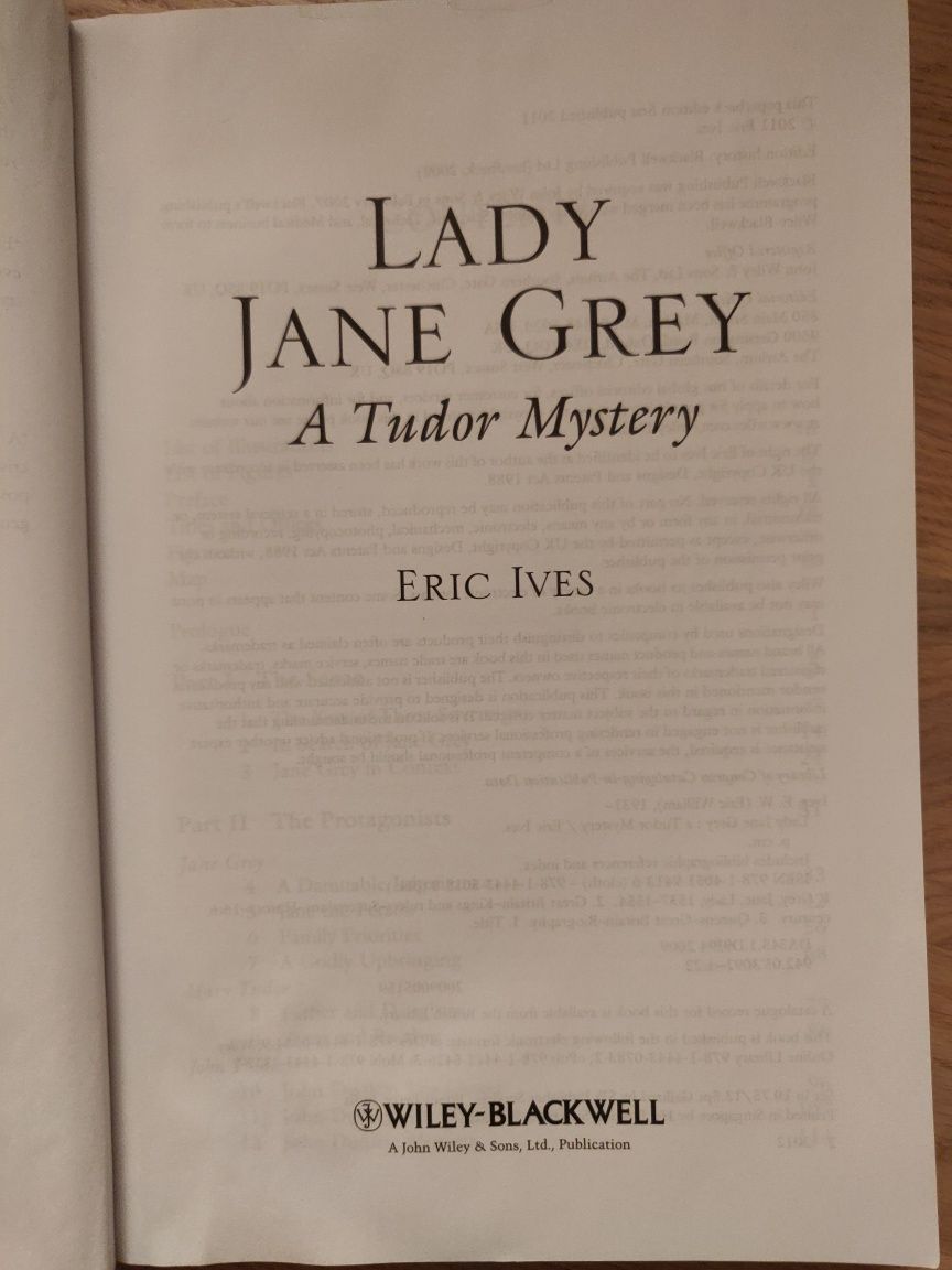 Lady Jane Grey. A Tudor Mystery - E. Ives