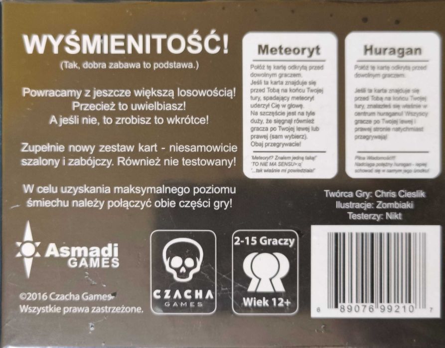 Gra nie Testowaliśmy Tego Również - rezerwacja dla Klary