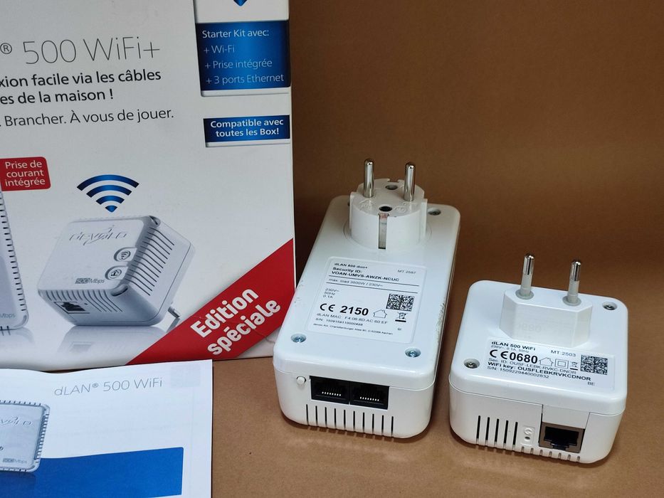 Kit Devolo dLAN 500+ Wi-Fi Powerline Repetidor CPL